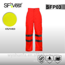 ANSI / ISEA 300D Oxford Safety Rain Gear com revestimento PU ou PVC